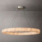 Rivage Alabaster Round Chandelier 60"