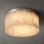 Rivage Alabaster Round Flush Mount