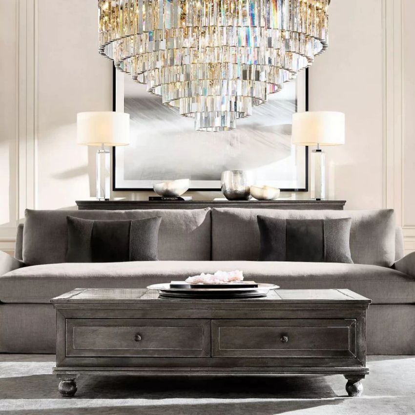 Odeon Round Chandelier 44"