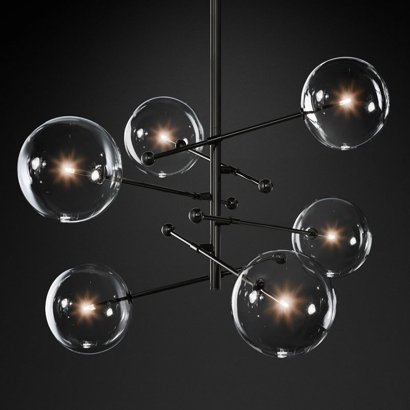 Callene Six-Arm Chandelier 55"