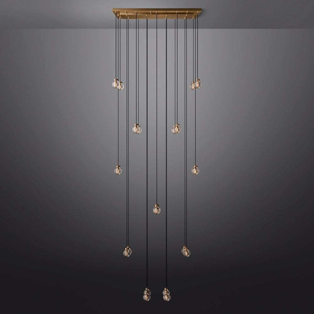 Pevaris Rectangle Chandelier 54"
