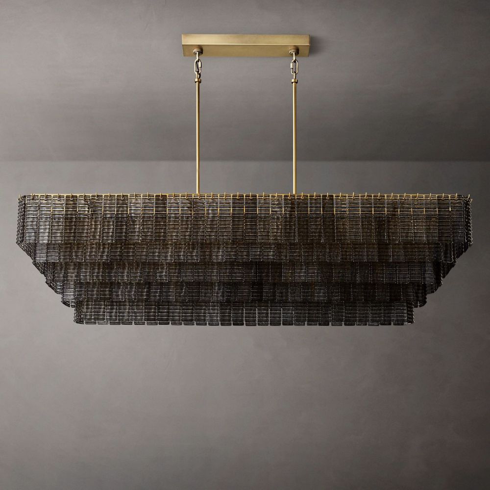 Sirene Rectangle Chandelier 77"