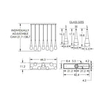 Raindrop Glass Linear Chandelier - jchandelier