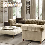 Harlow Crystal Round Chandelier 31"