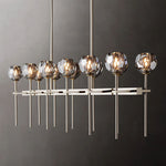 Boule Double Linear Chandelier 60"