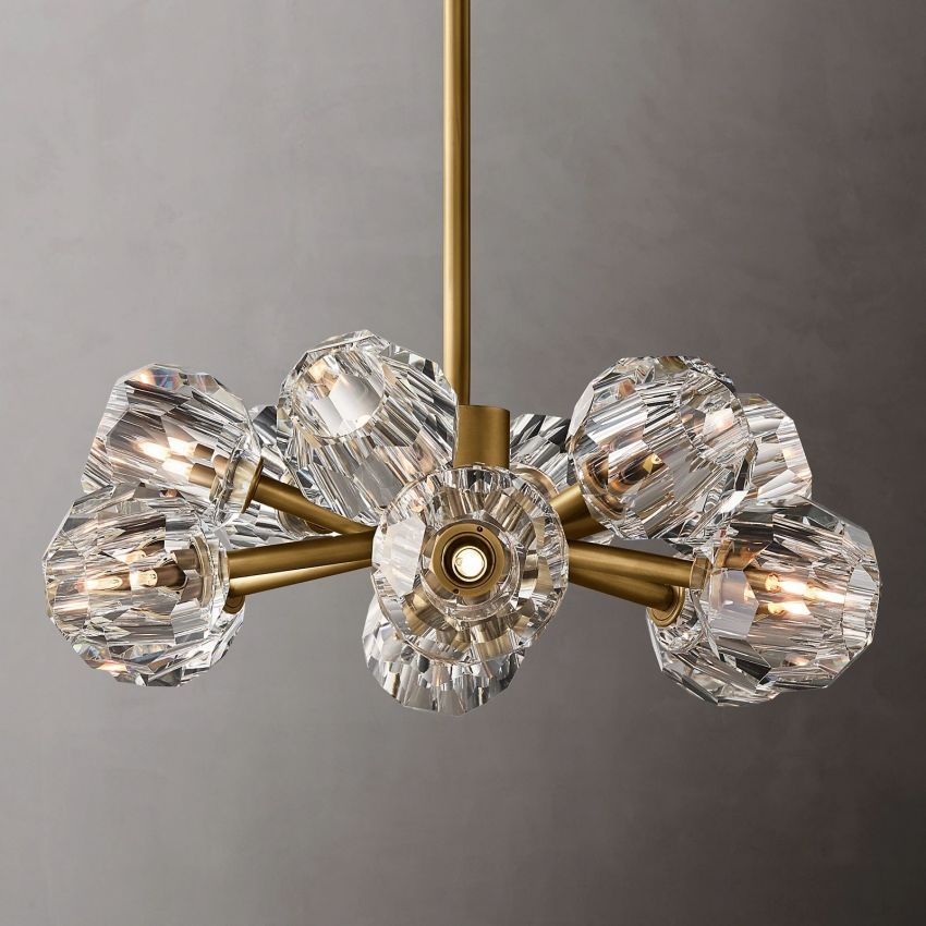 Boule Round Chandelier 24"