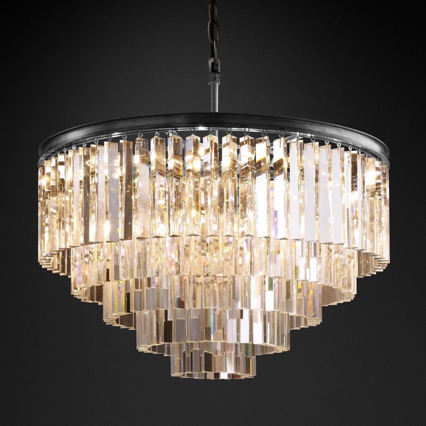 Odeon Round Chandelier 32"