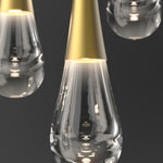 Water Drop Linear Chandelier