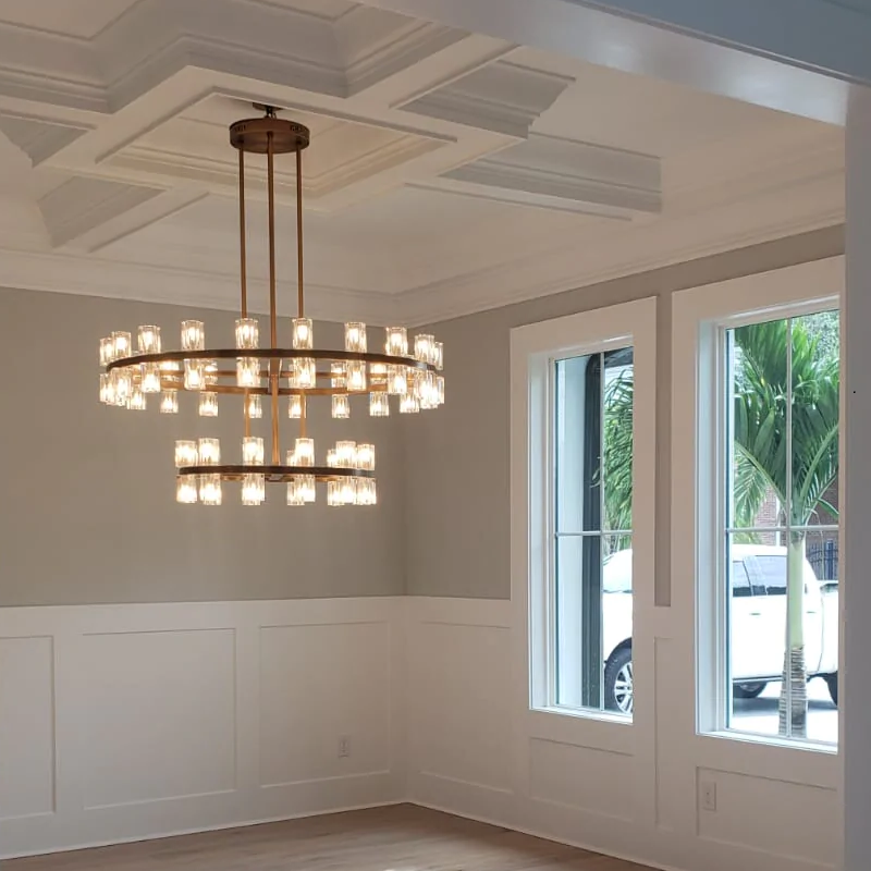 Arcachon Two-Tier Round Chandelier 60"