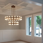 Arcachon Two-Tier Round Chandelier 60"