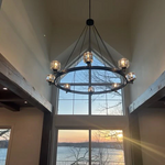 Demaret Round Chandelier 48"