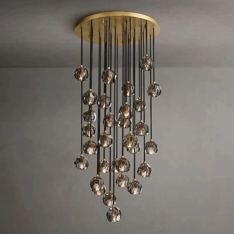 Boule Round Chandelier 30"