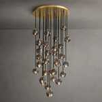 Boule Round Chandelier 30"