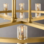 Arcachon Two-Tier Round Chandelier 60"